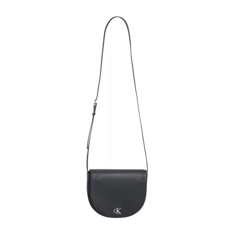 Calvin Klein Minimal Monogram Saddle22 Black K60K612718 BEH (CK543-a) handbag