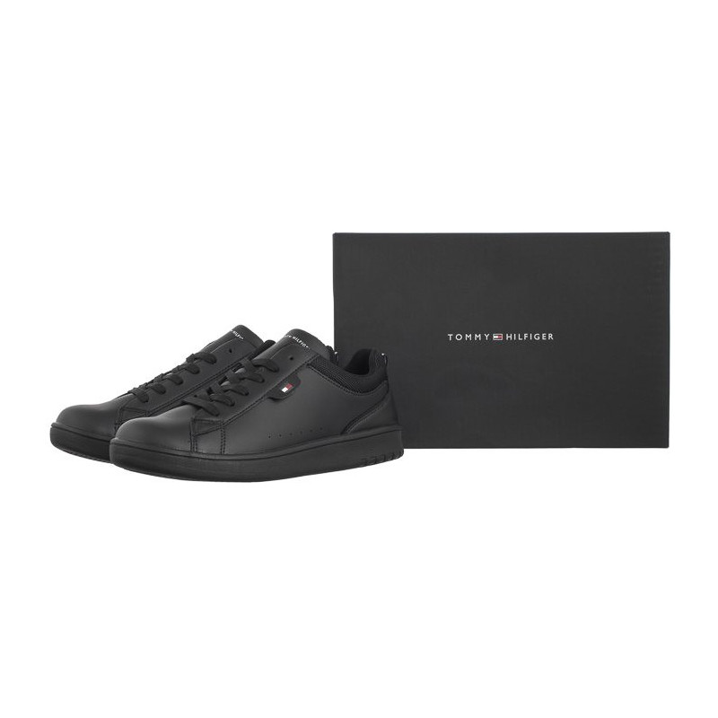 Tommy Hilfiger Low Cut Lace-Up Sneaker Black T3X9-33646-1452999 (TH1141-a) sports Shoes