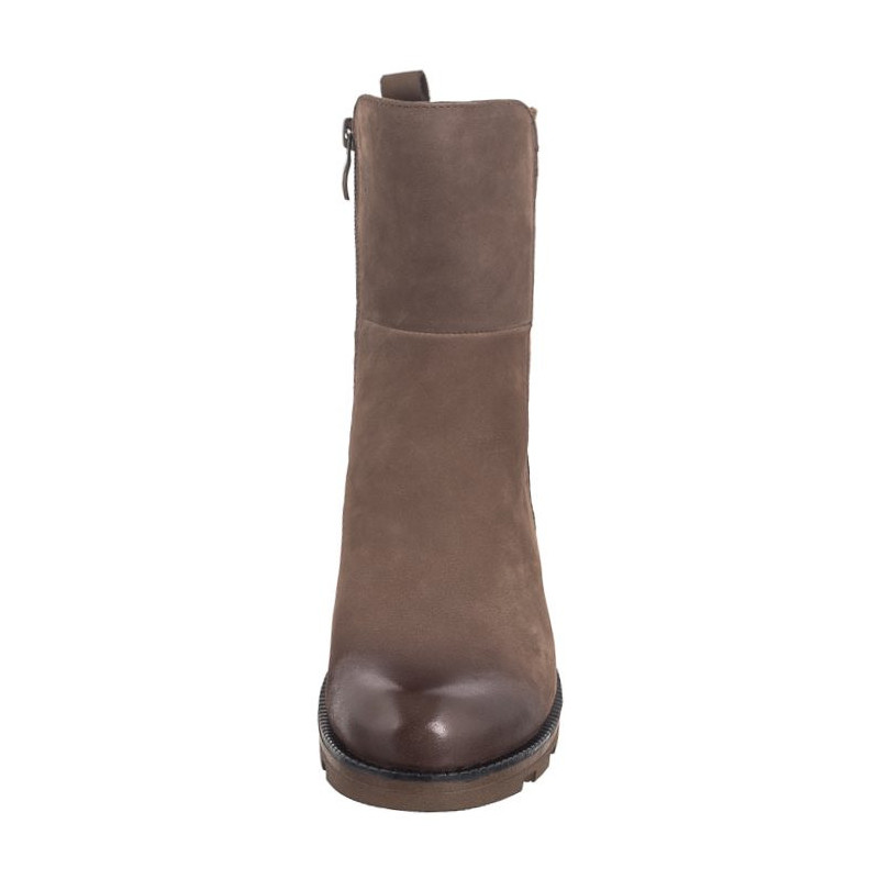 Caprice Brązowe 9-25422-43 334 Taupe Nubuc (CP413-a) shoes