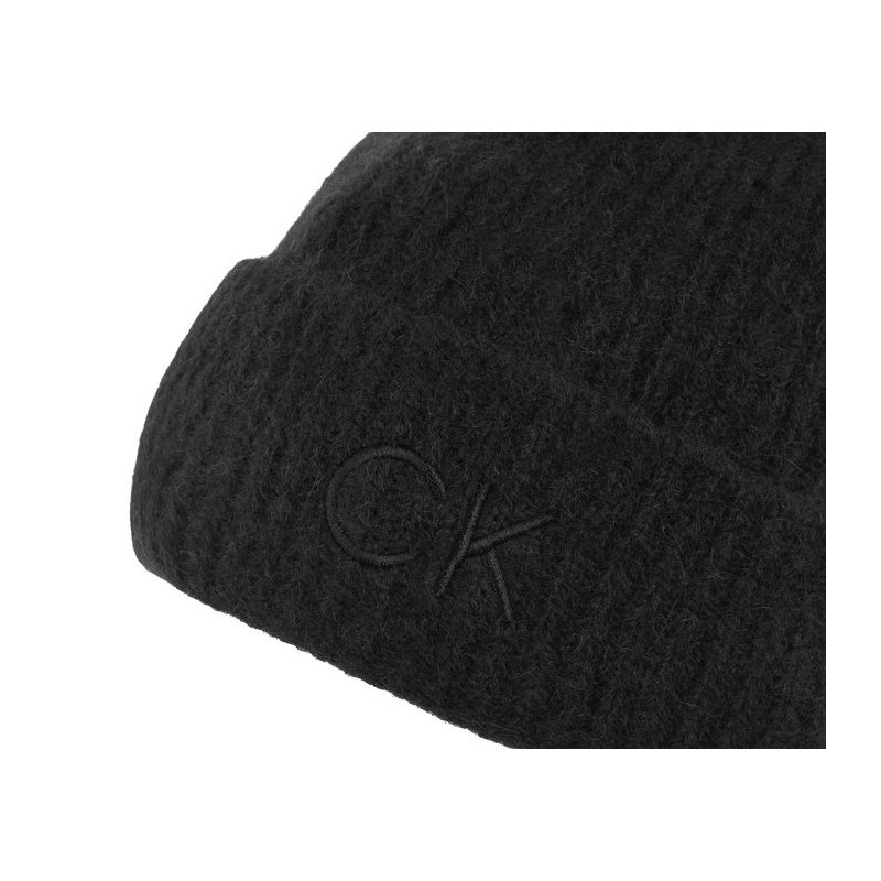 Calvin Klein CK Emboidery Airy Pompom Beanie Ck Black K60K612586 BEH (CK552-a) cap