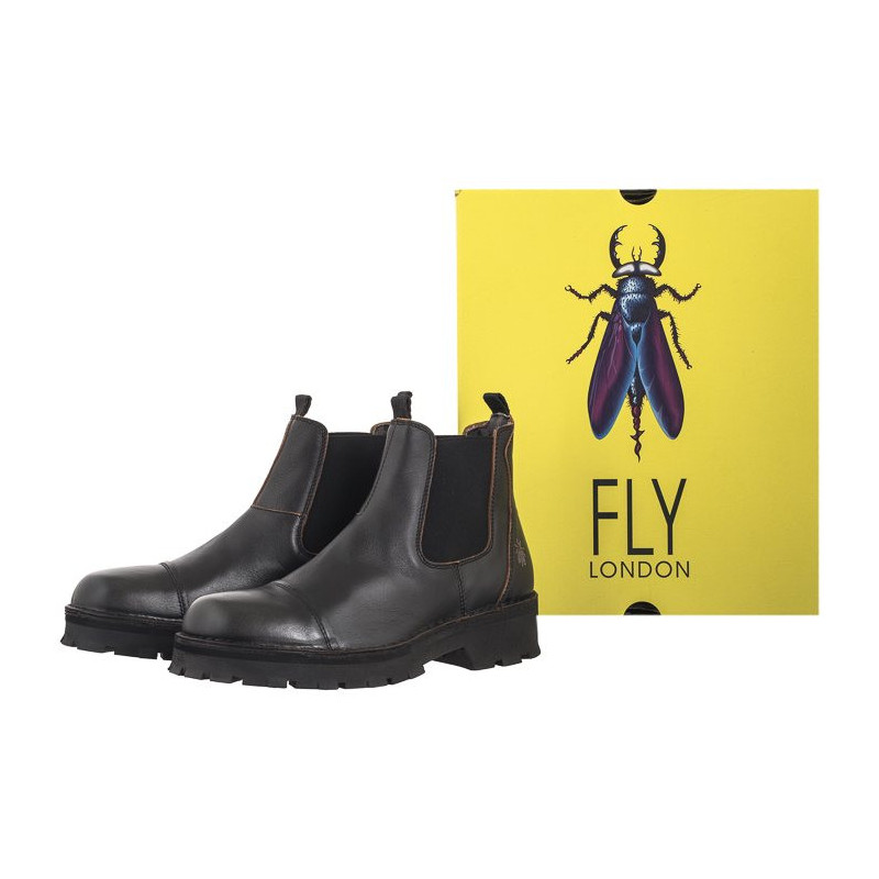 FLY London Klin Antique Black P211135001 (FL408-a) shoes