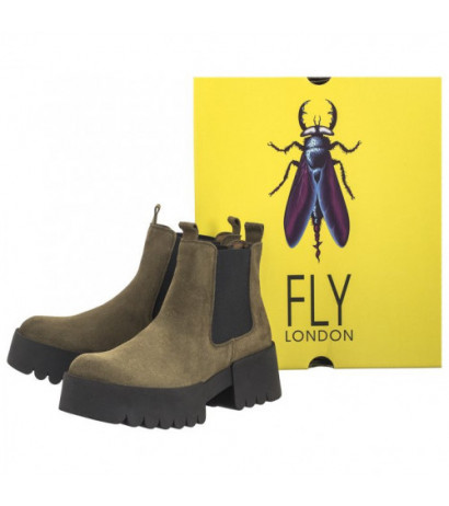 FLY London Exia Oil Suede Aspen P145123001 (FL411-a) shoes