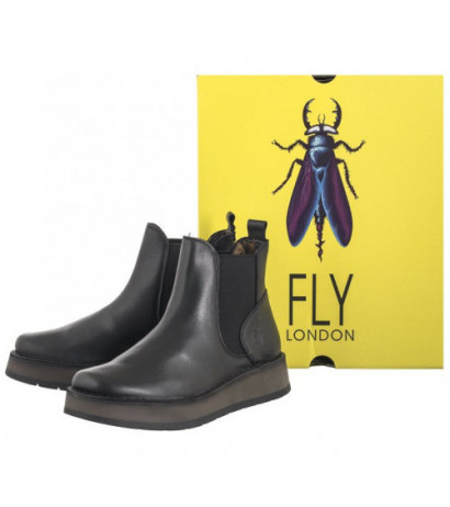 FLY London Rawi Rug Black P211131000 (FL410-a) shoes