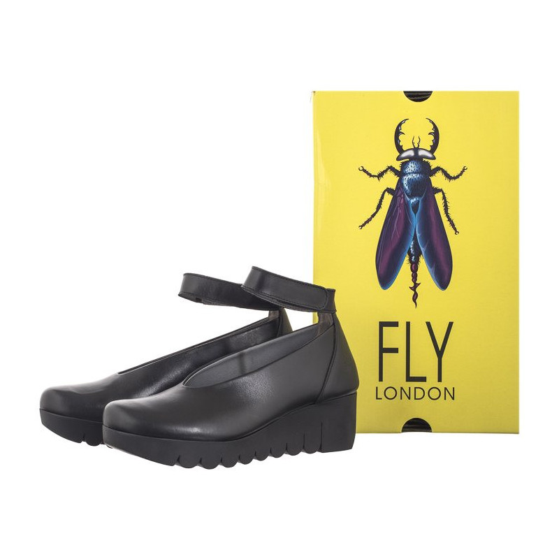 FLY London Vily Burn Black P145161000 (FL406-a) shoes