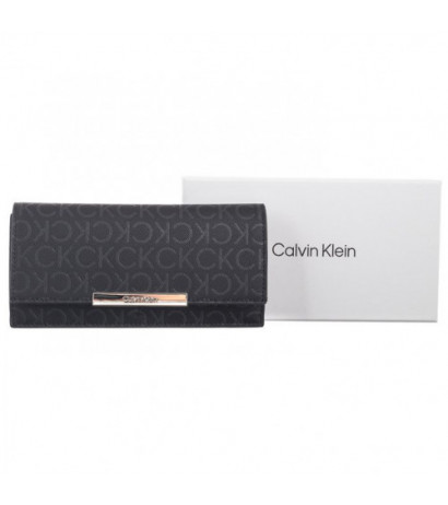 Calvin Klein CK Linear Large Wallet_Mono Black Monogram K60K612444 0GM (CK555-a) handbag