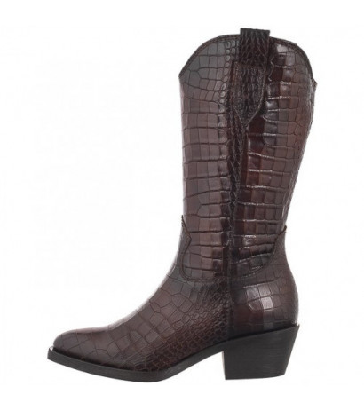 Tamaris Brązowe 1-25706-43 397 Brown Croco (TM502-a) shoes