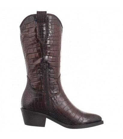 Tamaris Brązowe 1-25706-43 397 Brown Croco (TM502-a) shoes