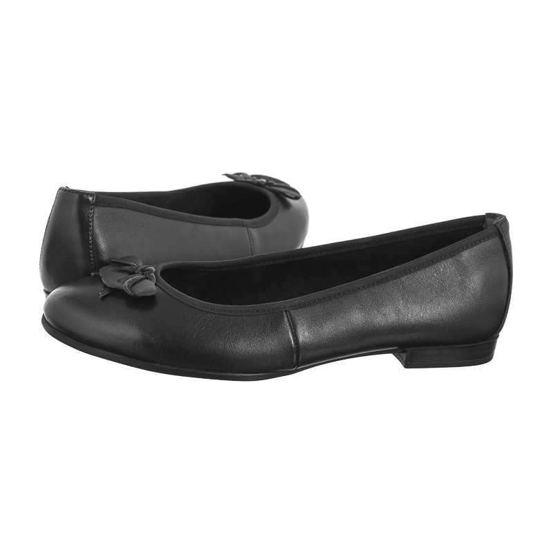 Tamaris Czarne 1-22116-41 001 Black (TM504-a) ballerinas