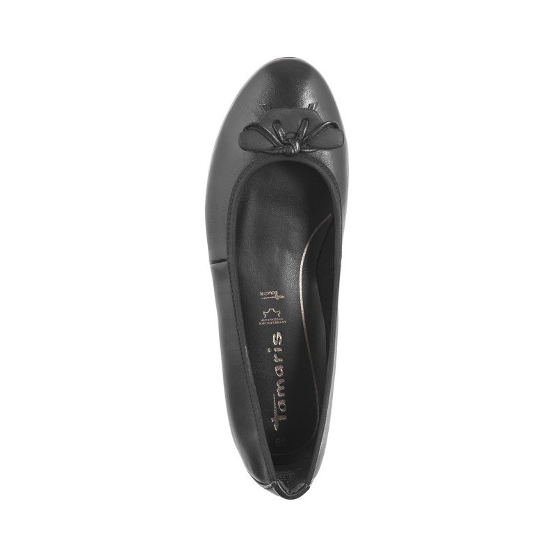 Tamaris Czarne 1-22116-41 001 Black (TM504-a) ballerinas