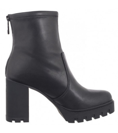 Calvin Klein Heel Platform Zip Boot Mg Nappa Triple Black YW0YW01546 0GJ (CK559-a) shoes