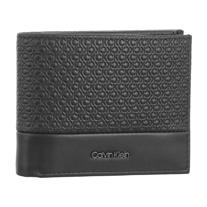 Calvin Klein Nano Mono Bifold 5CC W/Coin Black Nano Mono K50K512279 0GK (CK560-a) handbag