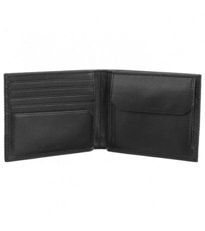 Calvin Klein Nano Mono Bifold 5CC W/Coin Black Nano Mono K50K512279 0GK (CK560-a) handbag