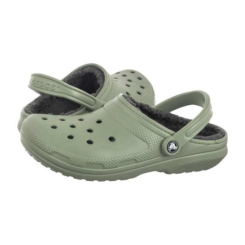 Crocs Classic Lined Clog Moss/Multi 203591-3WP (CR263-c) slippers