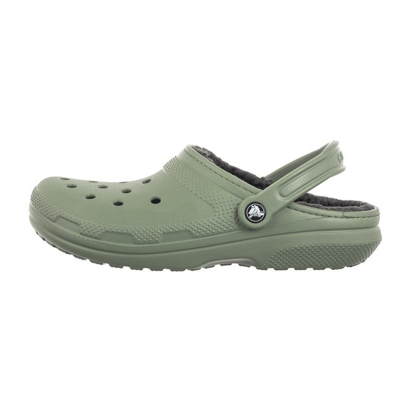 Crocs Classic Lined Clog Moss/Multi 203591-3WP (CR263-c) slippers