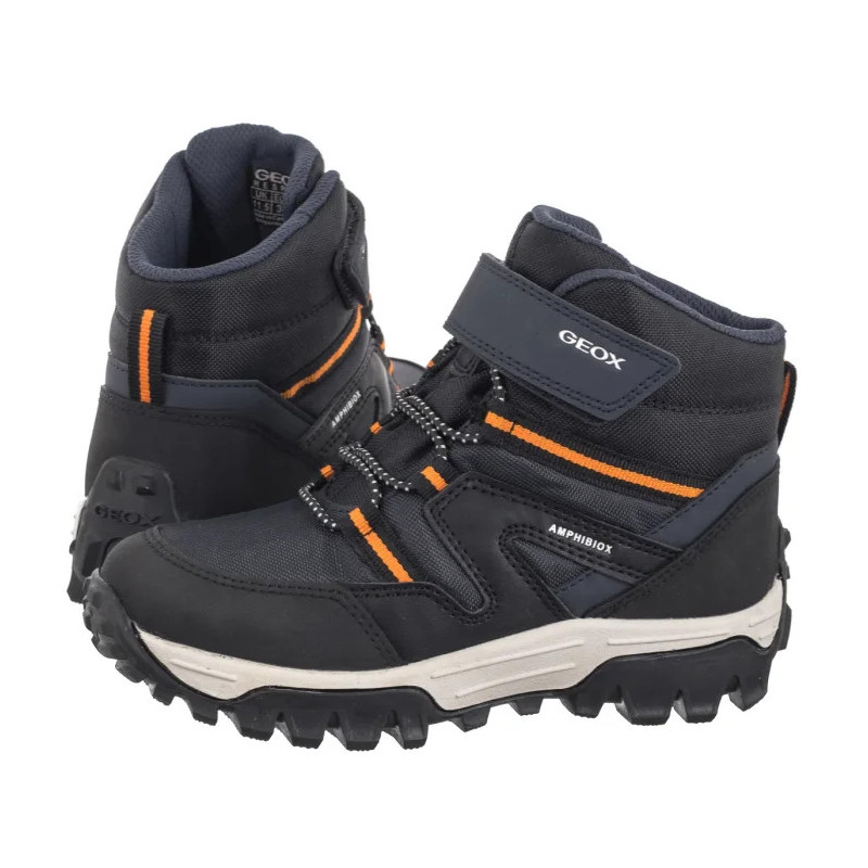 Geox J Himalaya B.B Abx D - Dbk+Nyl Navy/Black J46FRD 050FU C0045 (GE191-a) ankle boots