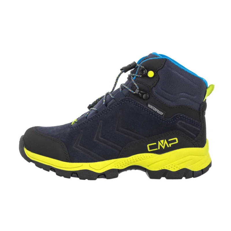 CMP Kids Milnick Mid Trekking Shoes Wp 3Q18584 01NR B.Blue Lime (CM25-a) ankle boots