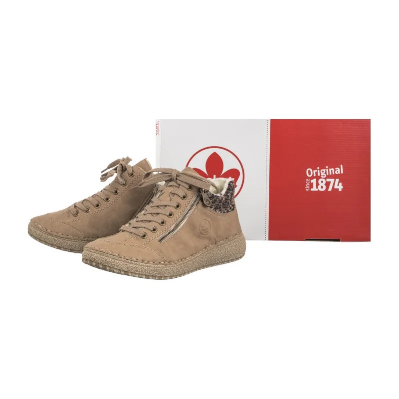 Rieker Beżowe 50903-20 Beige (RI200-a) shoes