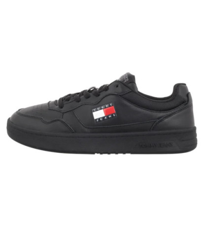 Tommy Hilfiger Tjm Cupsole Leather Ess Black EM0EM01443 BDS (TH1169-a) sports shoes