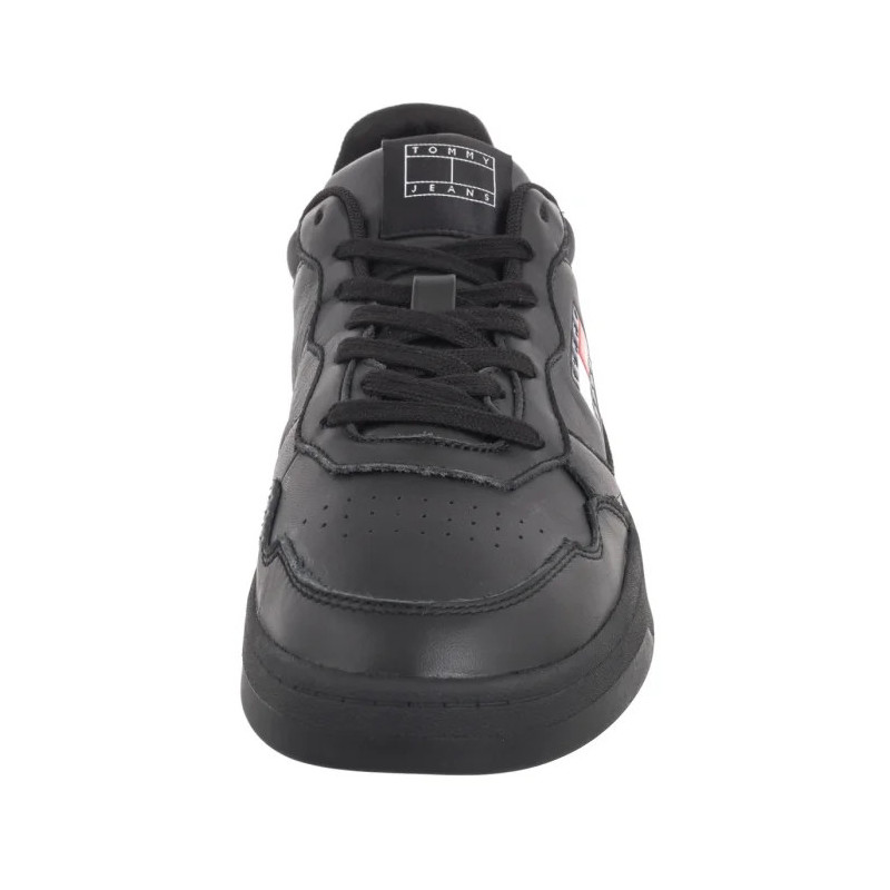 Tommy Hilfiger Tjm Cupsole Leather Ess Black EM0EM01443 BDS (TH1169-a) sports shoes