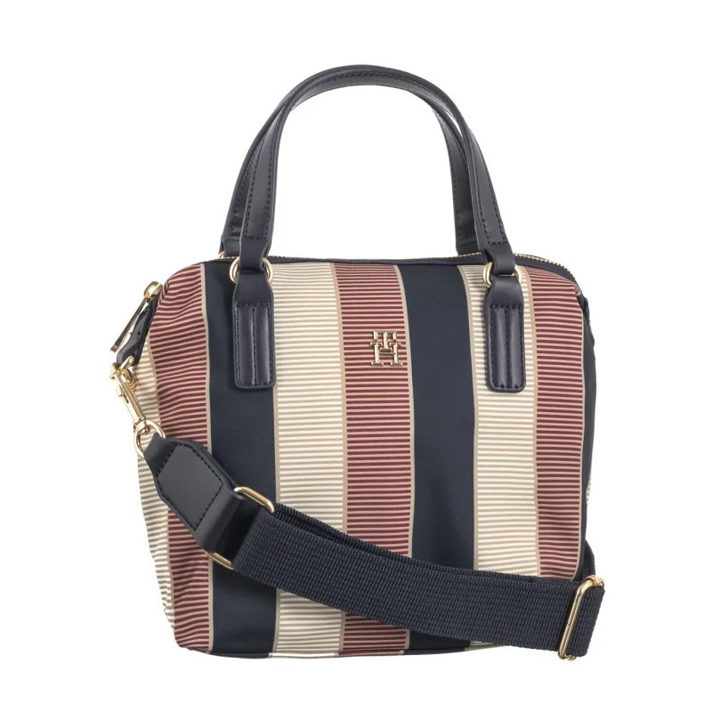 Tommy Hilfiger Poppy Small Tote Stripe AW0AW16445 AEG (TH1175-a) handbag