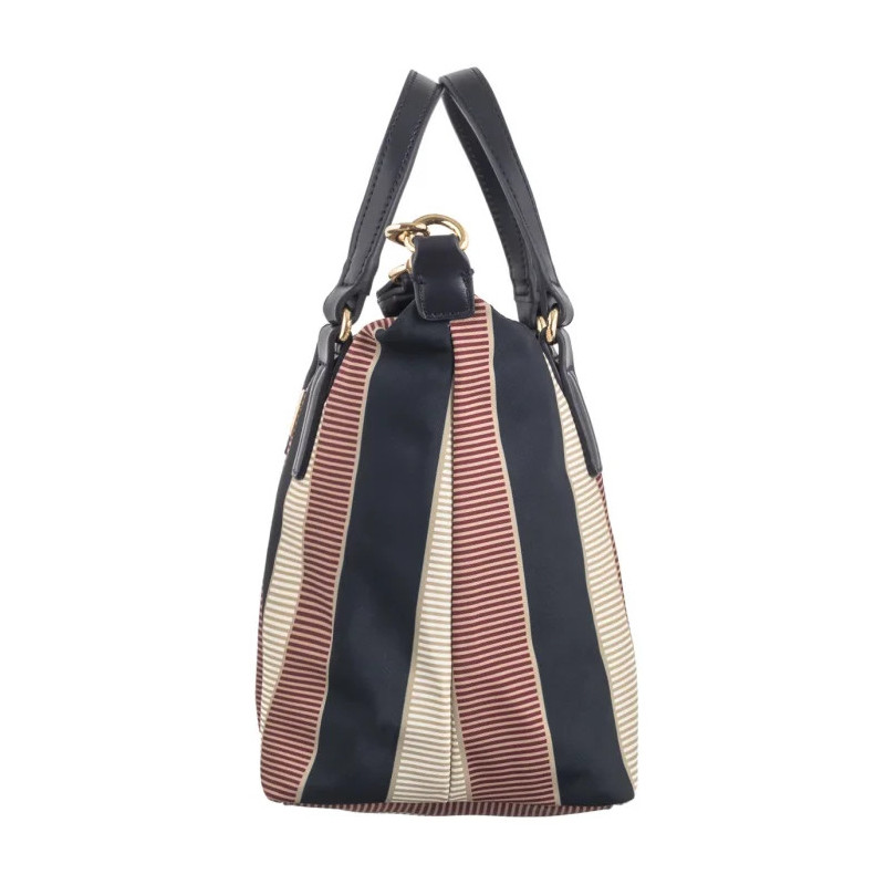 Tommy Hilfiger Poppy Small Tote Stripe AW0AW16445 AEG (TH1175-a) handbag