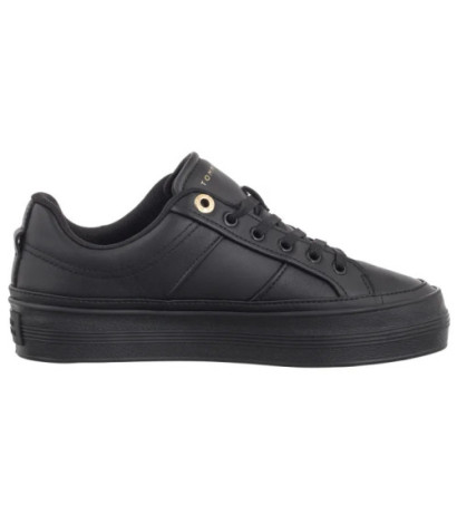 Tommy Hilfiger Essential Vulc Sneaker Monogram Black FW0FW07945 BDS (TH1116-b) shoes