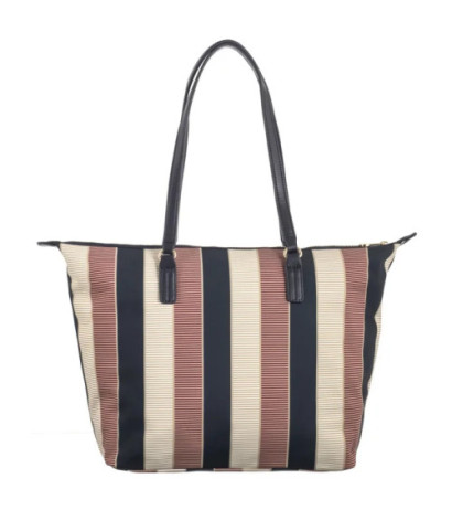 Tommy Hilfiger Poppy Tote Stripe AW0AW16446 AEG (TH1176-a) handbag