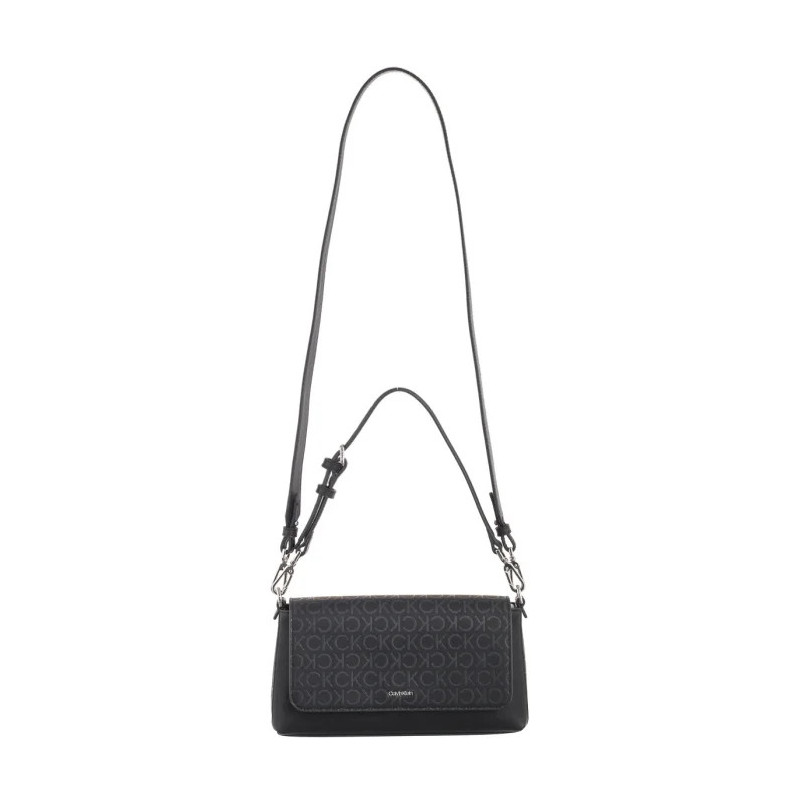 Calvin Klein CK Must Conv Shoulder Bag Mono Black Monogram K60K612903 0GM (CK572-a) handbag