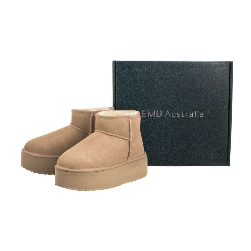 EMU Australia Stinger Micro Flatform Almond W13082 (EM505-c) shoes