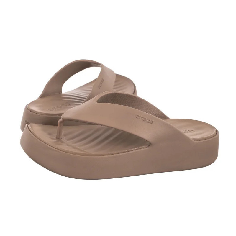 Crocs Getaway Platform Flip Latte 209410-2Q9 (CR308-b) shoes