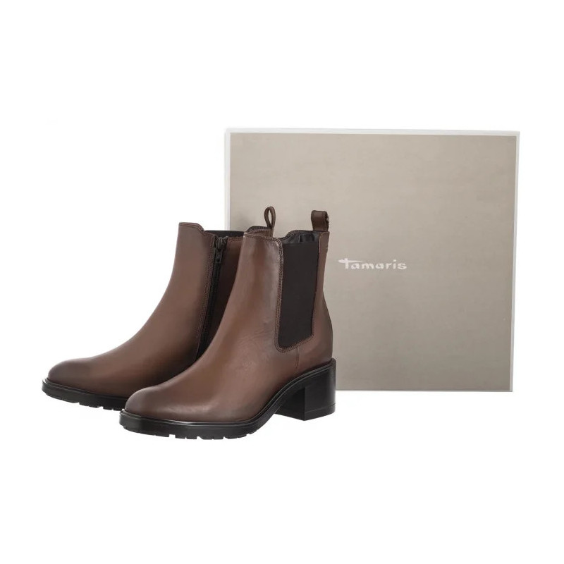 Tamaris Brązowe 1-25016-43 305 Cognac (TM508-a) shoes