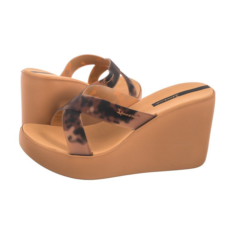 Ipanema High Fashion Slide Fem 83520/AQ405 Beige/Black (IP71-a) shoes