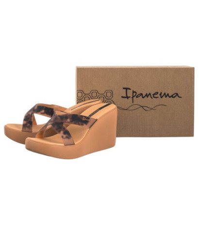 Ipanema High Fashion Slide Fem 83520/AQ405 Beige/Black (IP71-a) shoes