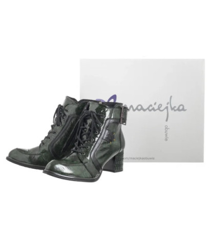 Maciejka Zielone Lakierowane 06598-09/00-8 (MA1256-a) shoes