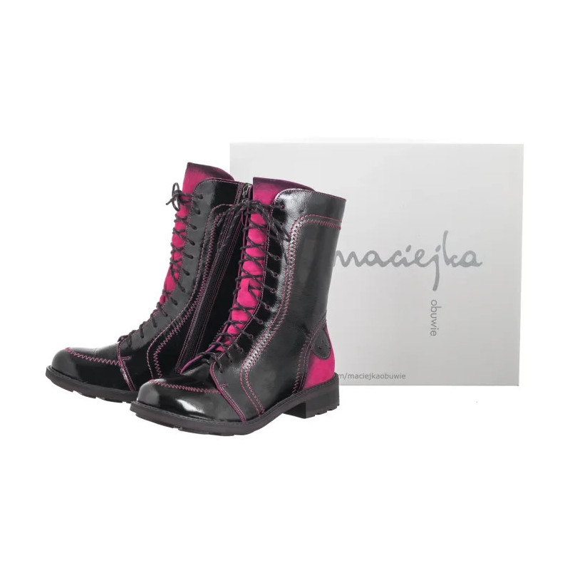 Maciejka Fuksja+Czarne 06661-15/00-8 (MA1255-a) shoes