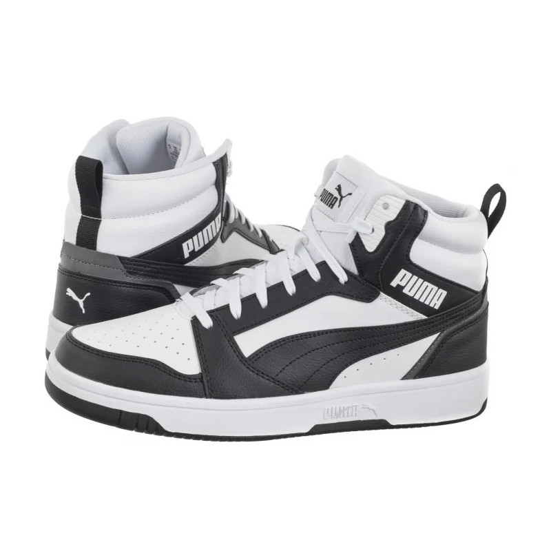 Puma Rebound v6 Puma White-Puma Black-Grey 392326-03 (PU587-b) sports shoes