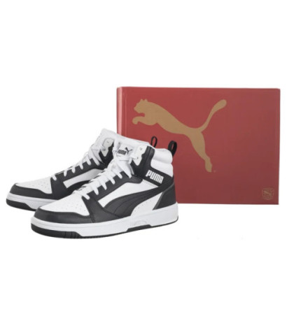 Puma Rebound v6 Puma White-Puma Black-Grey 392326-03 (PU587-b) sports shoes