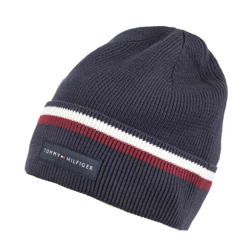 Tommy Hilfiger TH Corp Love Solid Stripe Beanie AM0AM12983 DW6 (TH1182-a) cap