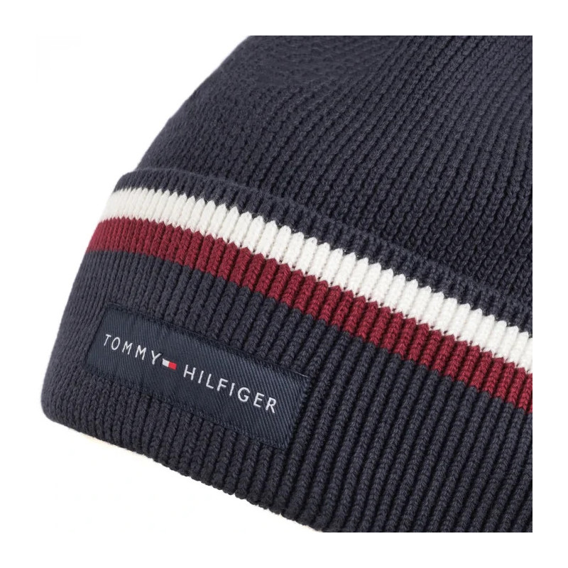 Tommy Hilfiger TH Corp Love Solid Stripe Beanie AM0AM12983 DW6 (TH1182-a) cap