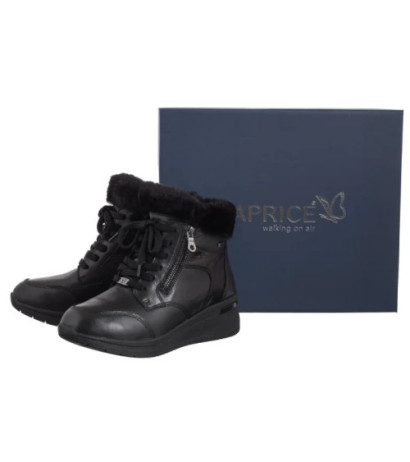 Caprice Czarne 9-26105-43 019 Black Comb (CP418-a) Boots