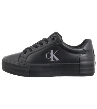 Calvin Klein Vulc Flatform Low Mg Lth Triple Black YW0YW01613 0GJ (CK569-a) shoes