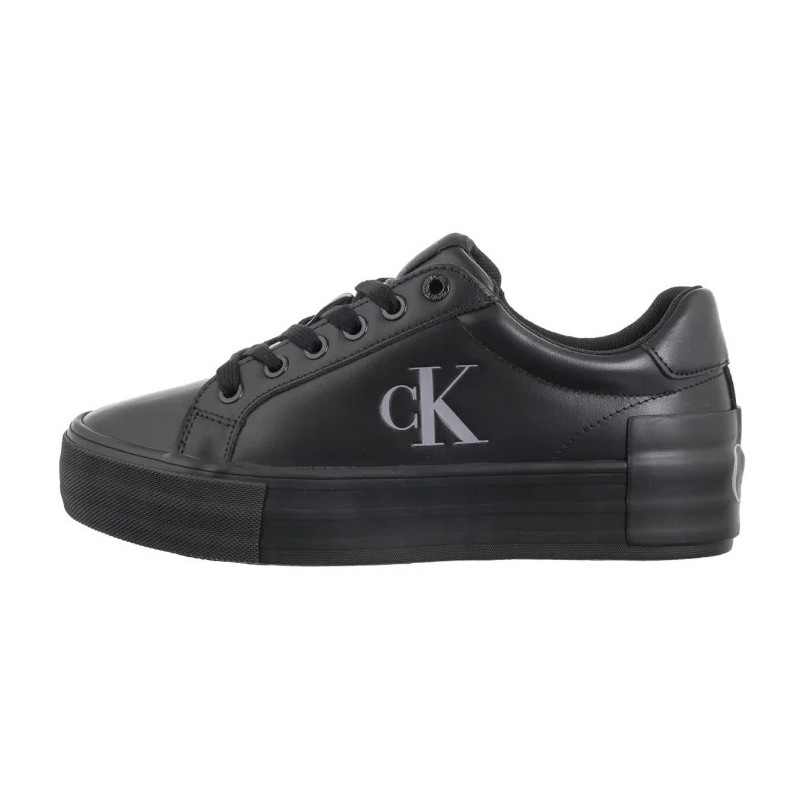 Calvin Klein Vulc Flatform Low Mg Lth Triple Black YW0YW01613 0GJ (CK569-a) shoes