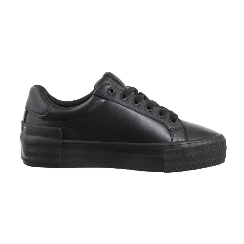 Calvin Klein Vulc Flatform Low Mg Lth Triple Black YW0YW01613 0GJ (CK569-a) shoes