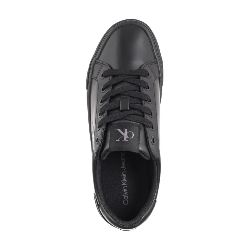 Calvin Klein Vulc Flatform Low Mg Lth Triple Black YW0YW01613 0GJ (CK569-a) shoes