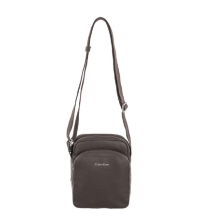 Calvin Klein CK Must Reporter S W/PCKT Java Brown Pebble K50K512204 BAR (CK546-b) handbag