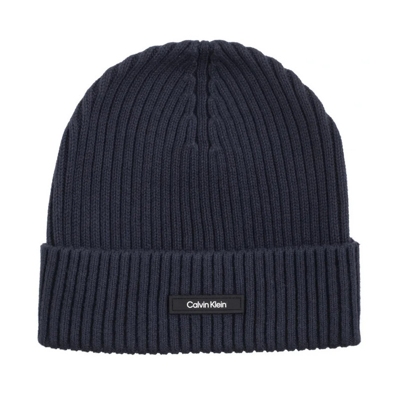 Calvin Klein Classic Cotton Rib Beanie Ck Navy K50K512362 BA7 (CK540-b) cap