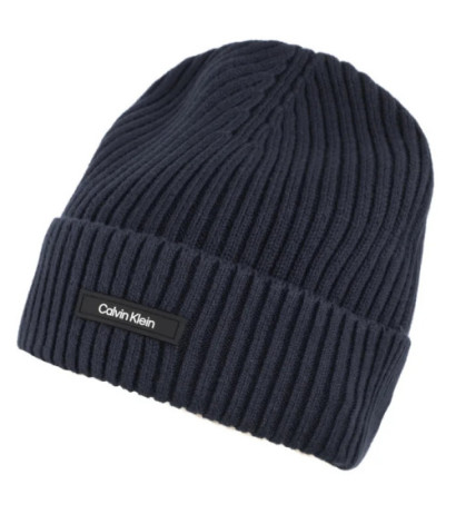 Calvin Klein Classic Cotton Rib Beanie Ck Navy K50K512362 BA7 (CK540-b) cap