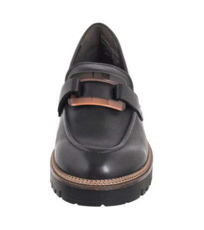 Tamaris Czarne 1-24722-43 003 Black Leather (TM513-a) shoes