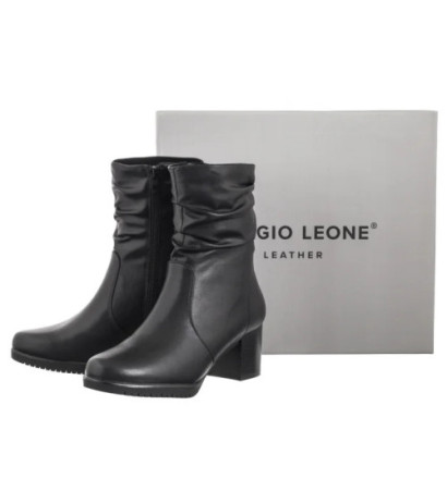 Sergio Leone Czarne BT 289-S (SL540-a) shoes