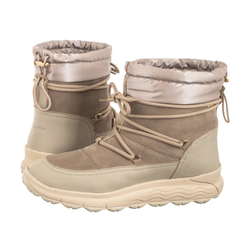 Geox D Spherica 4x4 B Abx A - Na+Su Lt Taupe D4626A 08522 C6738 (GE196-a) shoes